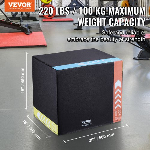 3 in 1 Plyometric Jump Box 201816 Inch Cotton Plyo Box Platform
