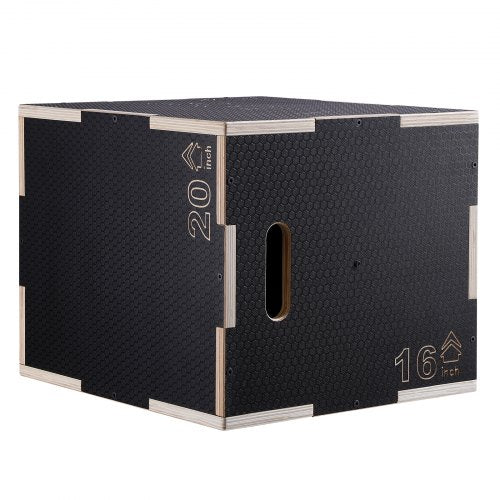 3 in 1 Plyometric Jump Box 201816 Inch Wooden Plyo Box Platform
