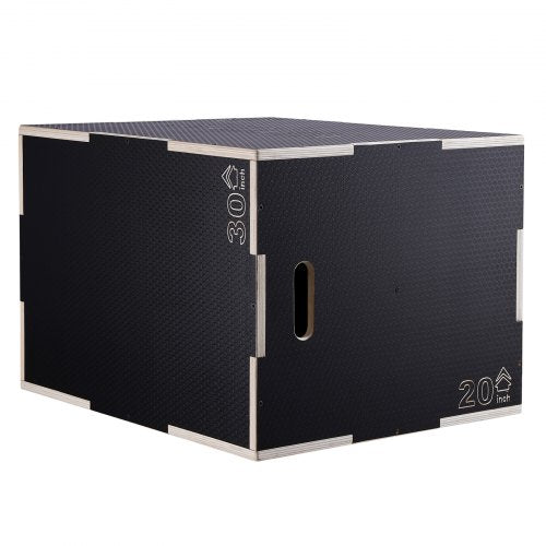 3 in 1 Plyometric Jump Box 302420 Inch Wooden Plyo Box Platform