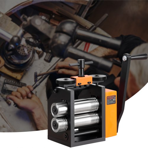 Rolling Mill 376 mm Jewelry Rolling Mill Machine 1 2 Gear Ratio 3in1