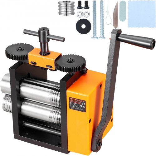 Rolling Mill 376 mm Jewelry Rolling Mill Machine 1 2 Gear Ratio 3in1