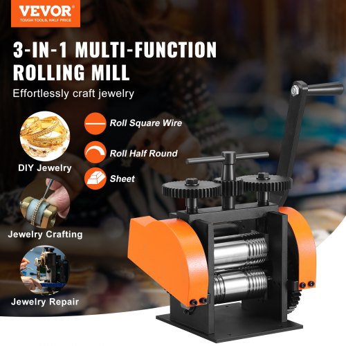 Rolling Mill 17745 mm Jewelry Rolling Mill Machine 1 24 Gear Ratio