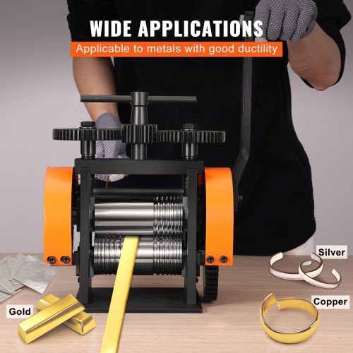Rolling Mill 17745 mm Jewelry Rolling Mill Machine 1 24 Gear Ratio