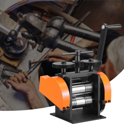 Rolling Mill 17745 mm Jewelry Rolling Mill Machine 1 24 Gear Ratio