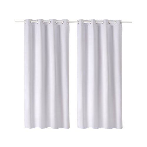 Blackout Curtains 84 Inch Length 2 Panels Set 52 Inch Wide Each Thermal