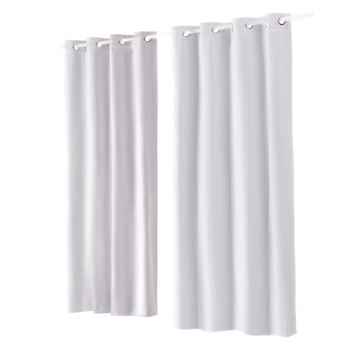 Blackout Curtains 84 Inch Length 2 Panels Set 52 Inch Wide Each Thermal
