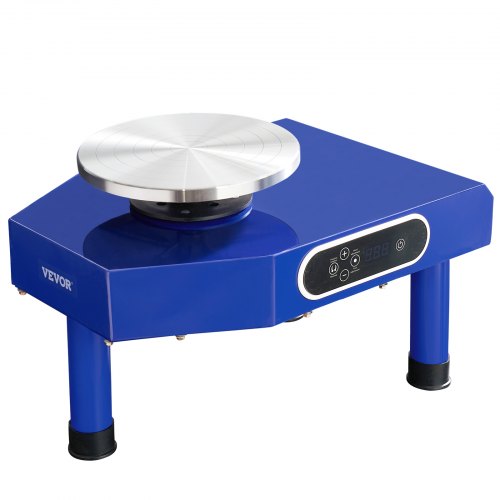Pottery Wheel 10in Ceramic Wheel Forming Machine Foot Pedal ABS Detachable