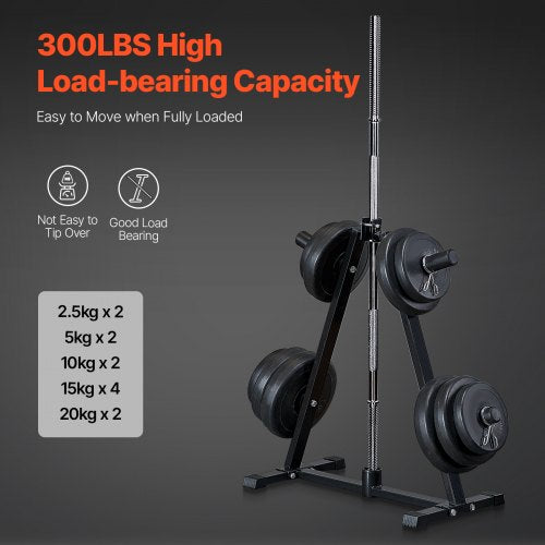 Weight Plate Rack A Frame Weight Plate Tree for 2Inch Weight Plates