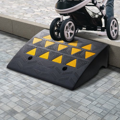Rubber Curb Ramp 6 Rise Height Sidewalk Curb Ramp 146 Width 193 Length