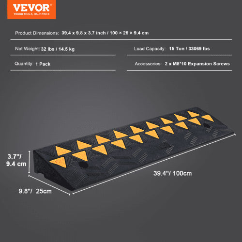 Rubber Curb Ramp 37 Rise Height Sidewalk Curb Ramp 10 Width 394 Length
