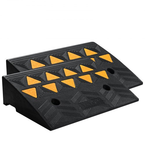 Rubber Curb Ramp 2 Pack 5 Rise Height HeavyDuty 33069 lbs15 T Capacity