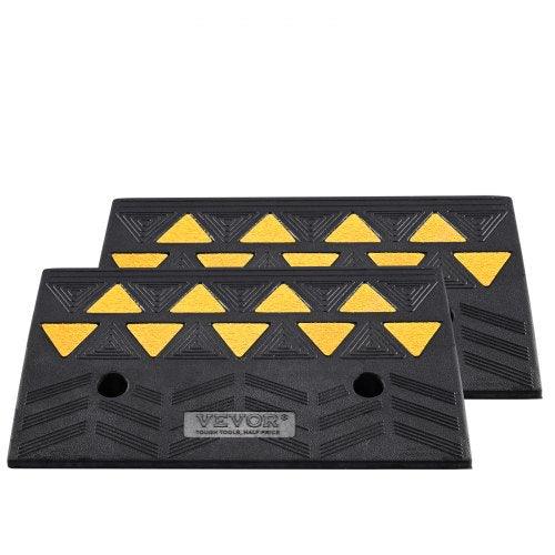 Rubber Curb Ramp 2 Pack 5 Rise Height HeavyDuty 33069 lbs15 T Capacity