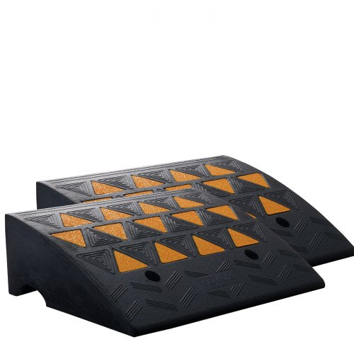 Rubber Curb Ramp 2 Pack 6 Rise Height HeavyDuty 33069 lbs15 T Capacity
