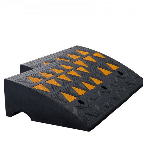 Rubber Curb Ramp 2 Pack 6 Rise Height HeavyDuty 33069 lbs15 T Capacity