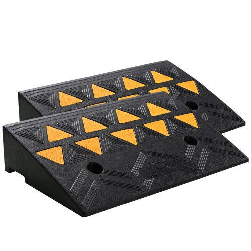 Rubber Curb Ramp 2 Pack 43 Rise Height HeavyDuty 33069 lbs15 T Capacity