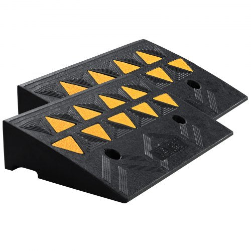 Rubber Curb Ramp 2 Pack 43 Rise Height HeavyDuty 33069 lbs15 T Capacity