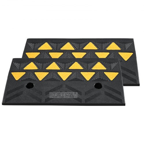 Rubber Curb Ramp 2 Pack 43 Rise Height HeavyDuty 33069 lbs15 T Capacity