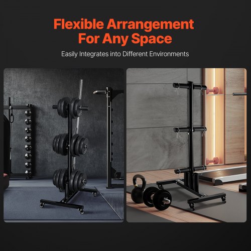 Weight Plate Rack Vertical Weight Plate Tree for 2Inch Weight Plates