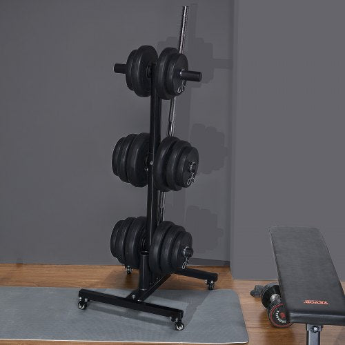 Weight Plate Rack Vertical Weight Plate Tree for 2Inch Weight Plates