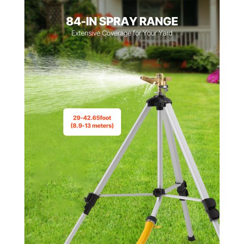 Impact Sprinkler on Tripod Base Heavy Duty Tripod Sprinklers with Brass