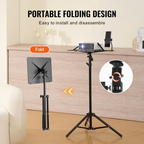 Projector Stand Laptop Stand Tripod Adjustable Height from 2697 to 63