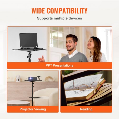 Projector Stand with Wheels Laptop Stand Tripod Adjustable Height from 313
