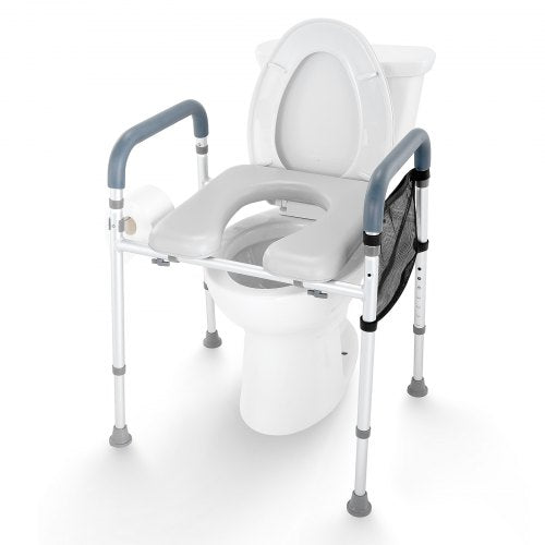 Raised Toilet Seat 7Position Height Adjustment 193 – 252 350lbs