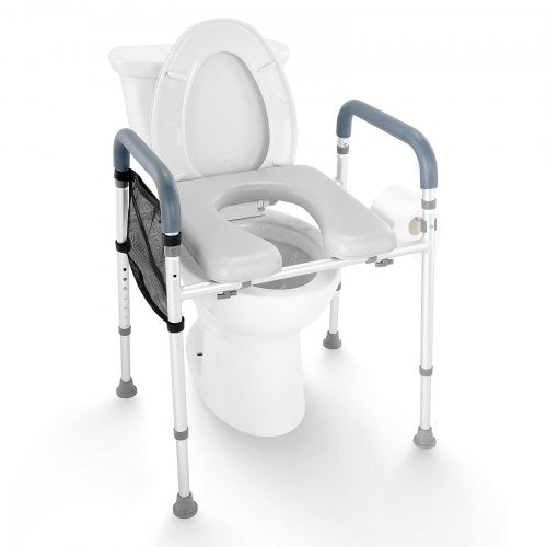 Raised Toilet Seat 7Position Height Adjustment 193 – 252 350lbs