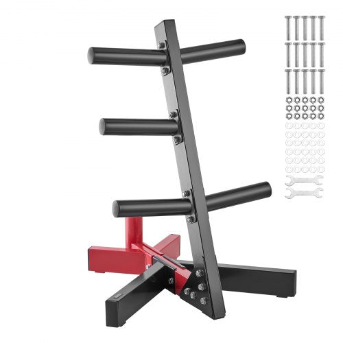 Weight Plate Rack L Frame Weight Plate Tree for 2Inch Weight Plates