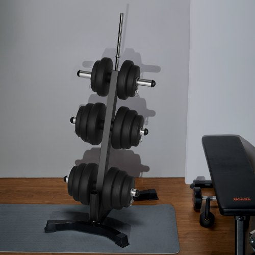 Weight Plate Rack L Frame Weight Plate Tree for 2Inch Weight Plates