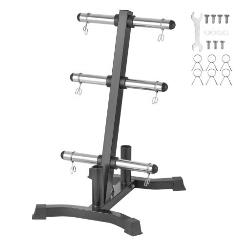 Weight Plate Rack L Frame Weight Plate Tree for 2Inch Weight Plates