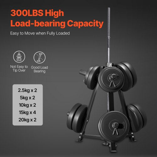 Weight Plate Rack Weight Plate Tree for 2Inch Weight Plates Standard