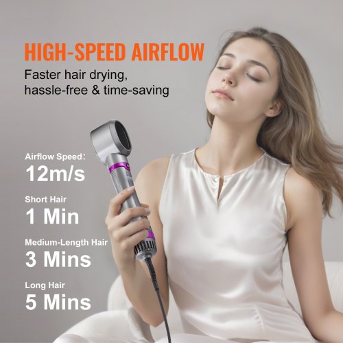 Hair Air Styler and Dryer Brush 5in1 Multi Hair Styler Ionic Blow Dryer