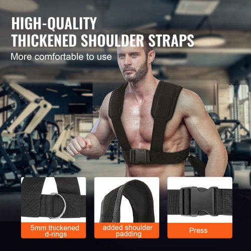 Weight Training Sled Pull Push Power Sled with Handle Fitness Strength