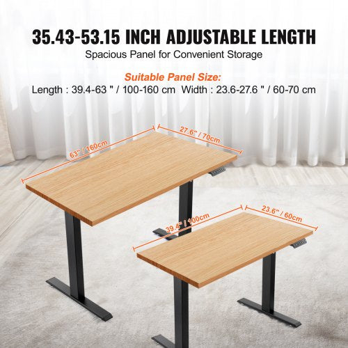 Standing Desk Frame Adjustable 276461 inch Height 354532 inch
