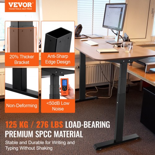 Standing Desk Frame Dual Motor Adjustable 26508 Height 433701