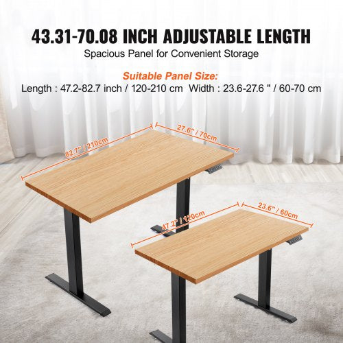 Standing Desk Frame Dual Motor Adjustable 26508 Height 433701