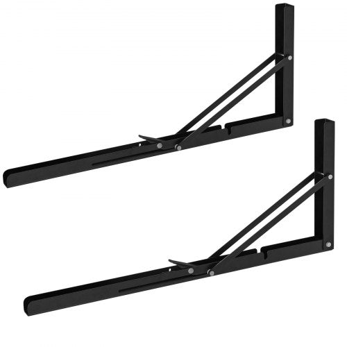 Shelf Bracket Foldable 24” L 2 Pcs Heavy Duty Floating Shelf Brackets