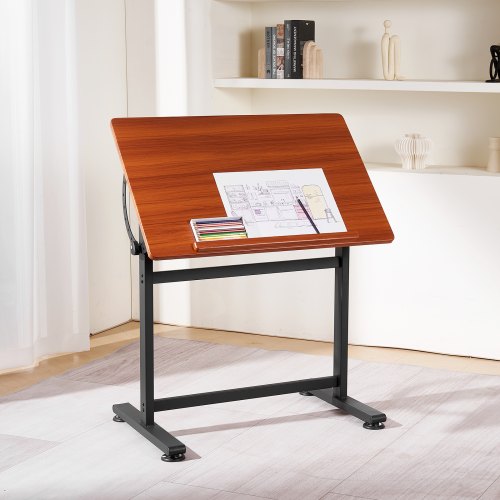 Drafting Table Adjustable°90° Tilt Drawing Desk Portable Artist Table