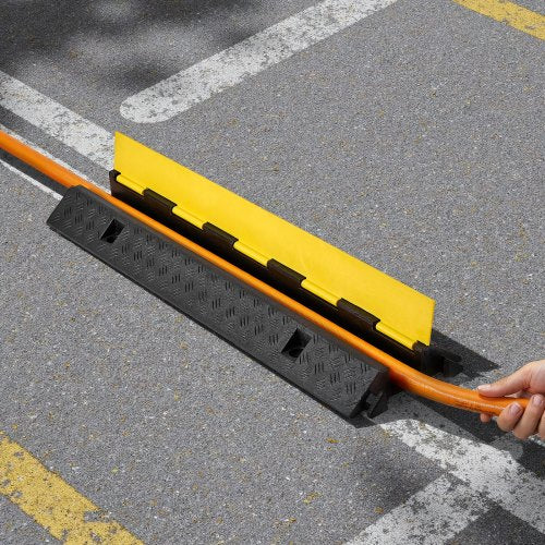 Cable Protector Ramp 22000 lbsaxle Capacity 1 Channel Heavy Duty Rubber