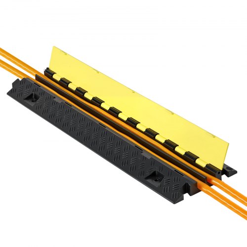 Cable Protector Ramp 22000 lbsaxle Capacity 2 Channel Heavy Duty TPU