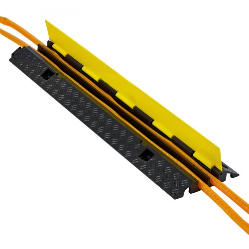 Cable Protector Ramp 22000 lbsaxle Capacity 2 Channel Heavy Duty Rubber