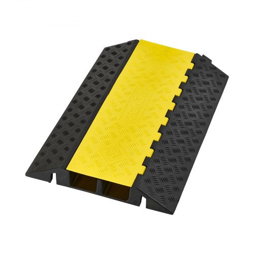 Cable Protector Ramp 22000 lbsaxle Capacity 2 Channel Heavy Duty Rubber 1