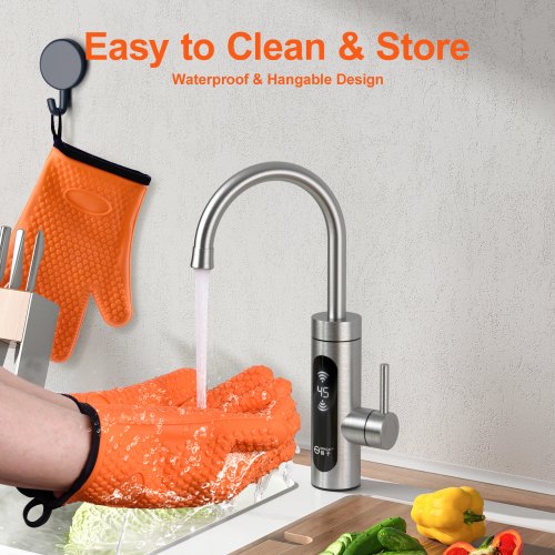 Silicone Smoker Oven Gloves NonSlip Heat Resident BBQ Grill Gloves
