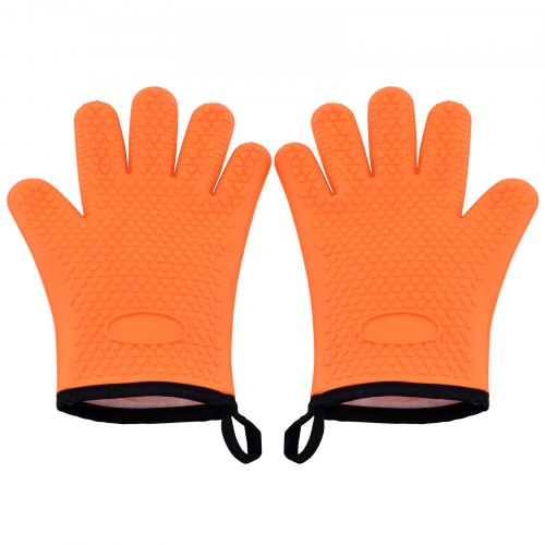 Silicone Smoker Oven Gloves NonSlip Heat Resident BBQ Grill Gloves