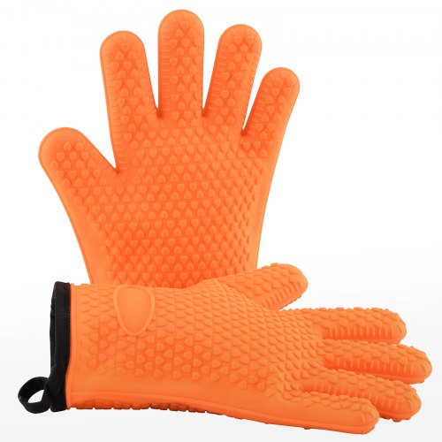 Silicone Smoker Oven Gloves NonSlip Heat Resident BBQ Grill Gloves