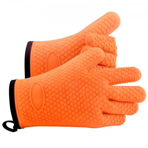 Silicone Smoker Oven Gloves NonSlip Heat Resident BBQ Grill Gloves