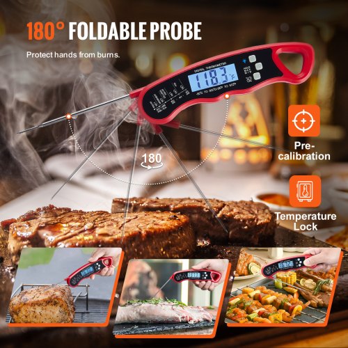 Digital Grill Thermometer 1°F Highprecision thermometer for Grill and Cooking