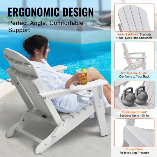 Adirondack Chair Plastic Set Of 2 Allweather Portable Folding Fire Pit Outdoor