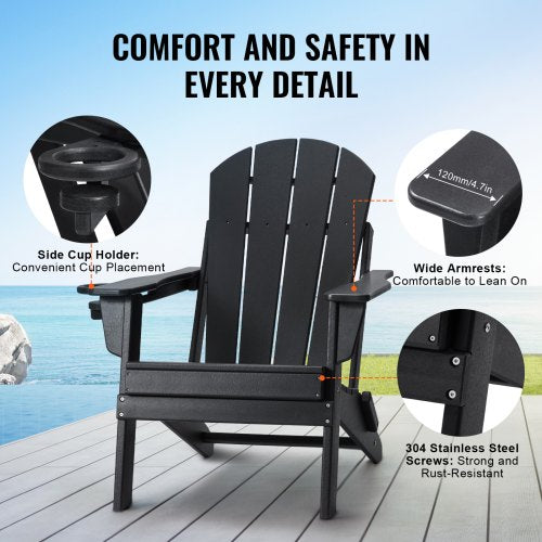 Adirondack Chair Plastic Set Of 2 Allweather Portable Folding Fire Pit Outdoor a